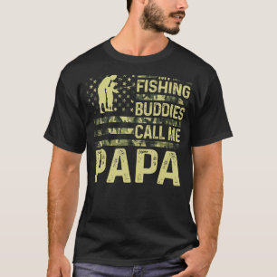 Mens Patriotic For Fishman My Fishing Buddies Call T-Shirt