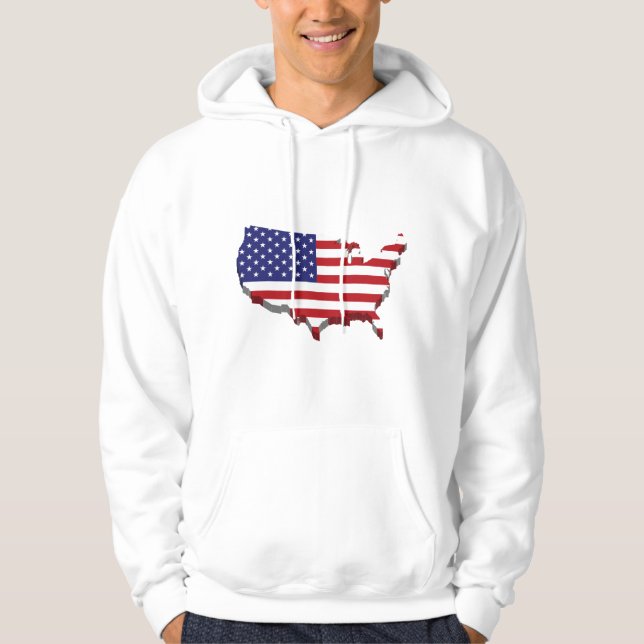 Men's Patriotic Hoodie (Front)