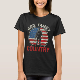 Mens Patriotic Soldier Us Flag Army United States T-Shirt