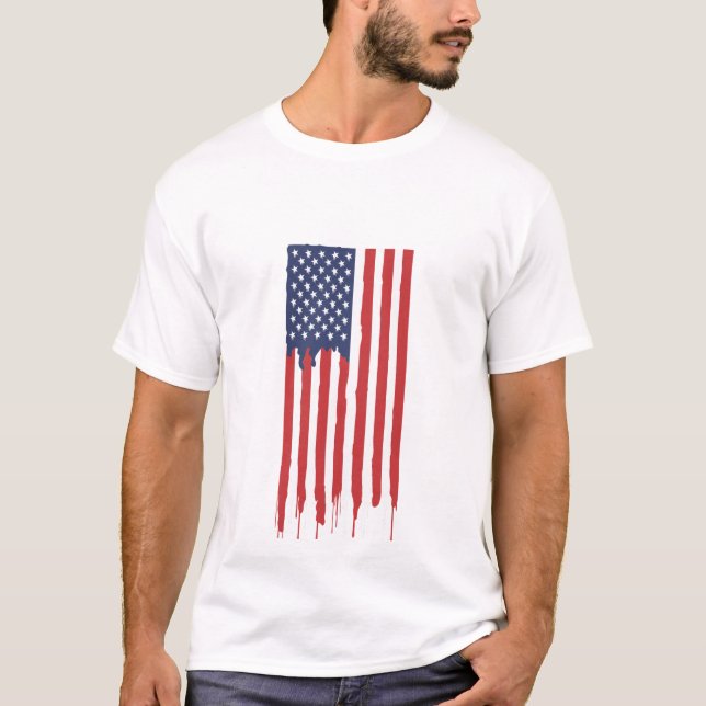 Men's Patriotic T-Shirt (Front)