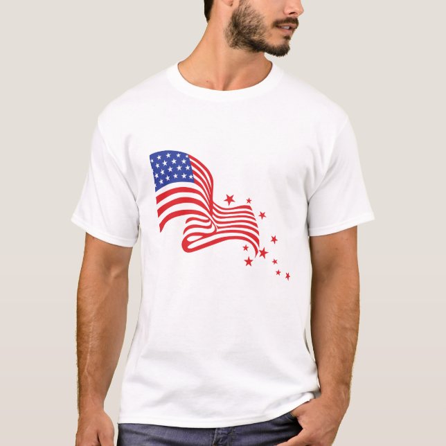 Men's Patriotic T-shirt (Front)