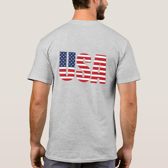 Men's Patriotic T-shirt (Back)
