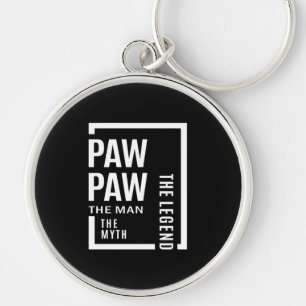 Mens Pawpaw The Man The Myth The Legend Gift Key Ring