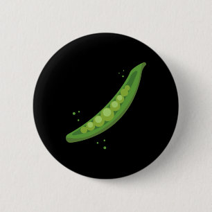Mens Pea Pod Couple Outfit Matching Clothes Funny 6 Cm Round Badge