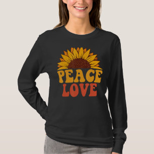 Mens Peace Sign Love 60s 70s Tie Dye Hippie Hallow T-Shirt