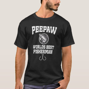 Mens Peepaw Worlds Best Fisherman T-Shirt