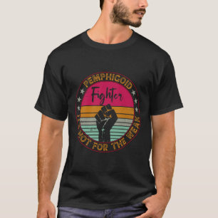 Mens Pemphigoid Awareness _ Retro Fighter Pemphigo T-Shirt