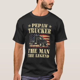 Mens Pepaw Trucker The Man The Legend Men Father's T-Shirt