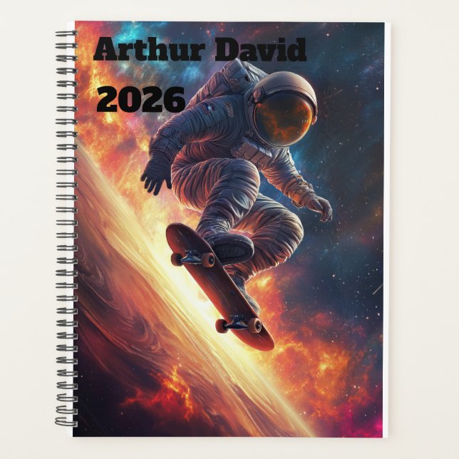 Men's Personalised 2026 Planner (Front)