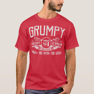 Mens Personalised Grumpy Best No  T-Shirt