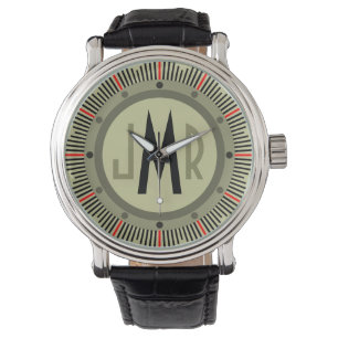 Mens Personalised Monogram Watch