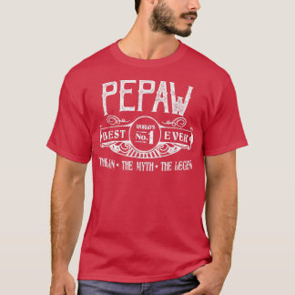 Mens Personalised Pepaw Best No  T-Shirt