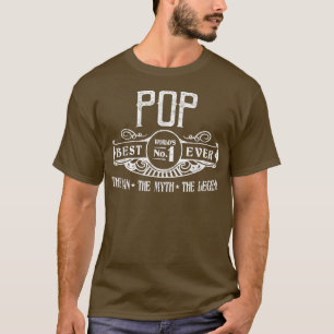 Mens Personalised Pop Best No T-Shirt