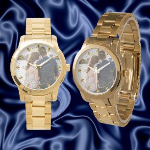 Mens PHOTO Watch 50th 60th Husband ANY Anniversary