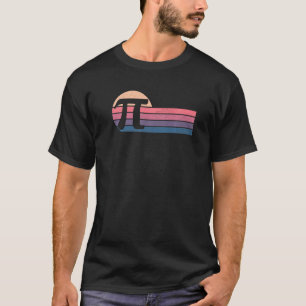 Mens Pi Day Unique Retro Vintage Graphic Math T-Shirt