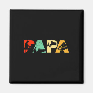 Mens Piano Dad Shirt Funny Piano Papa Father&#; s Magnet