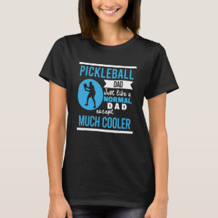 Mens Pickle Ball Paddleball Player Father Paddle P T-Shirt