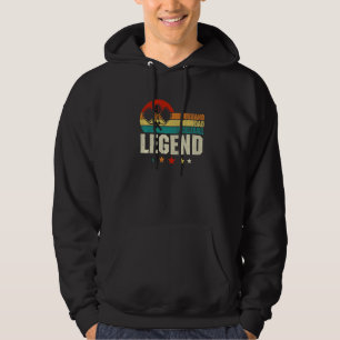 Mens Pickleball Husband Dad Legend Vintage Fathers Hoodie