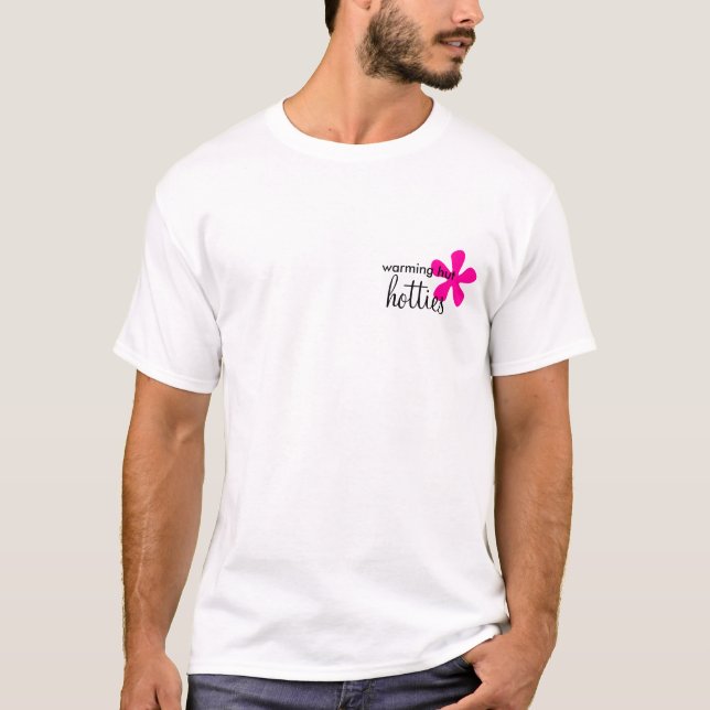 Mens Pink Ringer T T-Shirt (Front)