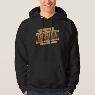 Mens Pippa Retro Vintage Stepdad Stepfather Hoodie