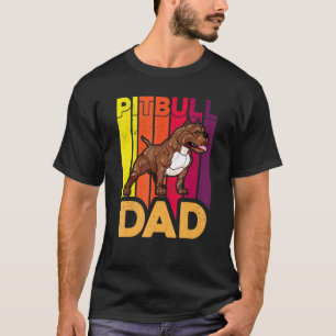 Mens Pitbull Dad Dog Quote Standard T-Shirt