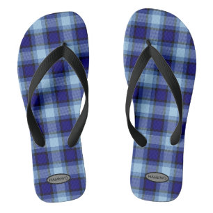 Men's Plaid Flip-flops HAMbWG Kid's Flip Flops
