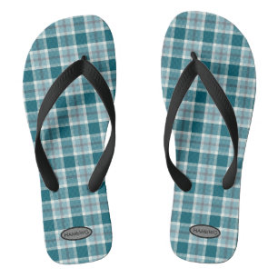 Men's Plaid Flip-flops HAMbWG Kid's Flip Flops