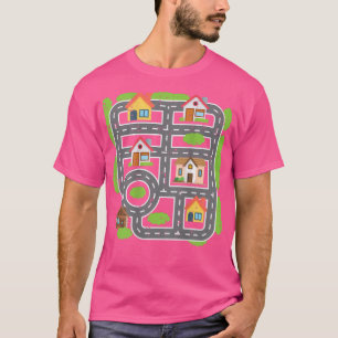 Mens Play Cars On Daddys Back Fathers Day Gift Dad T-Shirt
