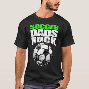 Mens Play Strong Soccer Dads Rock T-Shirt