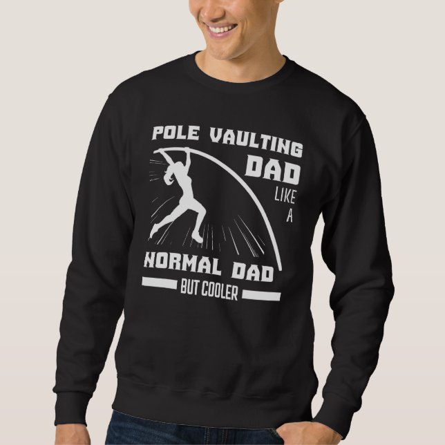 Mens Pole Vaulting Beginner Vault Jumping Trainer  Sweatshirt (Front)