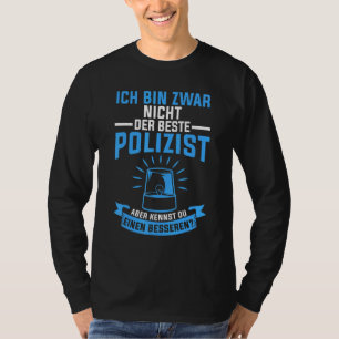 Mens Police Strip Police Federal Police T-Shirt