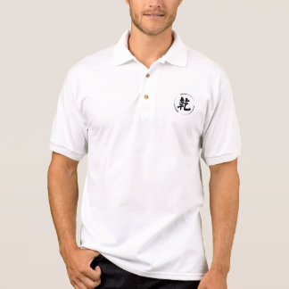 men's Polo style shirt with  creativepower symbol