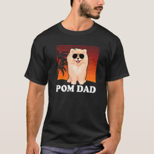 Mens Pom Dad Dog Owner Pomeranian 2 T-Shirt