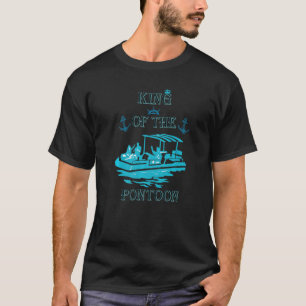 Mens Pontoon Boat Captain King Of The Pontoon  Boa T-Shirt