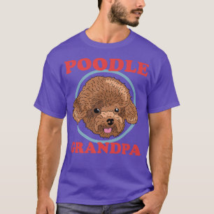 Mens Poodle Grandpa Dog Owner Poodle Premium T-Sh T-Shirt