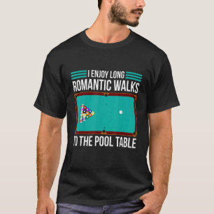 Mens Pool Billiard For Pool Player Billiard Player T-Shirt