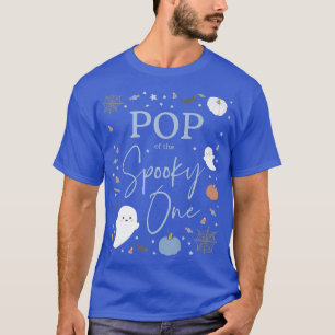 Mens Pop of the Spooky One First Birthday Blue Boy T-Shirt