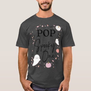 Mens Pop of the Spooky One Girl First Birthday Pin T-Shirt
