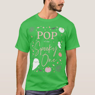 Mens Pop of the Spooky One Girl First Birthday Pin T-Shirt