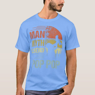 Mens Pop Pop Myth Legend For Mens & Dad Funny Fat T-Shirt