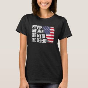 Mens Poppop - The Legend Fathers Day T-Shirt