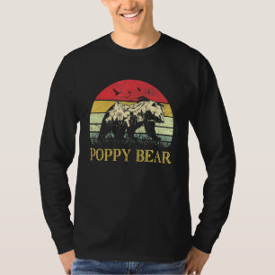 Mens Poppy Grandpa Bear T-Shirt