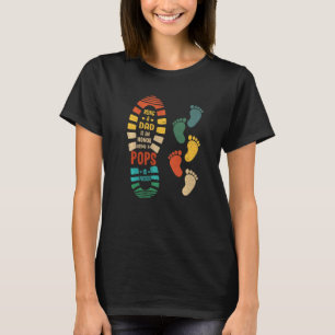 Mens Pops  Pops Shoe With Little Footprints T-Shirt