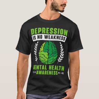 Mens prevention awareness mental health depression T-Shirt