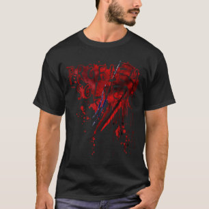 Mens Problem Solved Shirt Bloody Horror Zombie
