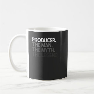 Mens Producer Gift Man Myth The Legend Coffee Mug