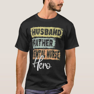 Mens Profession dad hero father Dental Nurse Tank 