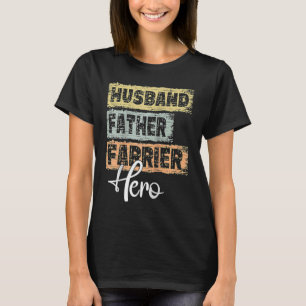 Mens Profession dad hero father Farrier Raglan Bas T-Shirt