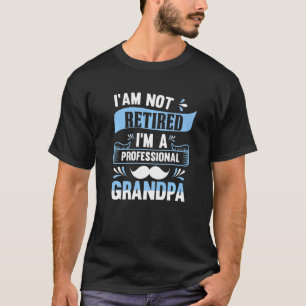 Mens Professional Grandpa  Men's Retired Grandpa T-Shirt