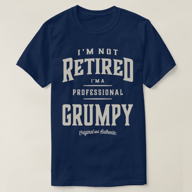 Mens Professional Grumpy  Dad Grandpa Edition  T-Shirt (Design Front)